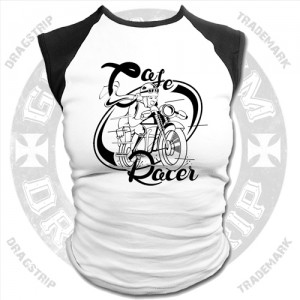 Dragstrip Kustom Girls Baseball Top Trust No One